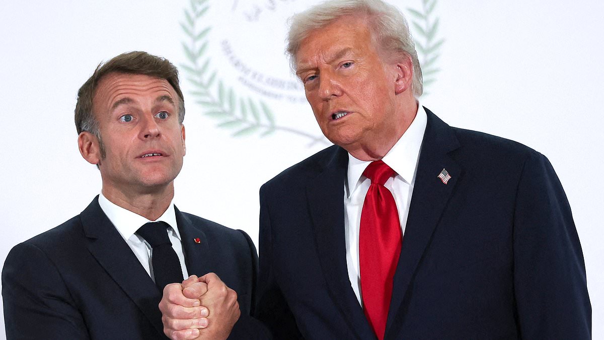 Fresh humiliation for 'vain' French president Macron as insiders reveal how Trump secretly mocked him... prompting laughter from other world leaders