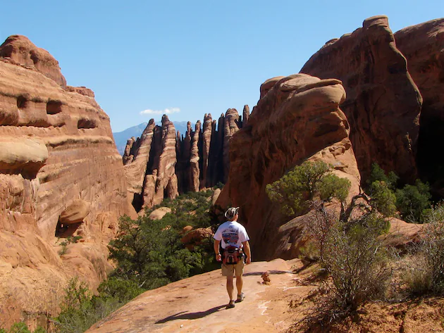 Graffiti found in Arches National Park