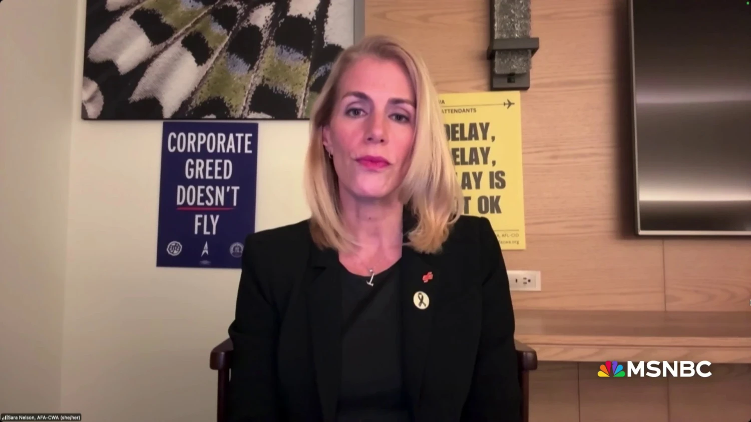 Head of largest flight attendant union urges Congress to end shutdown: ‘This is urgent’