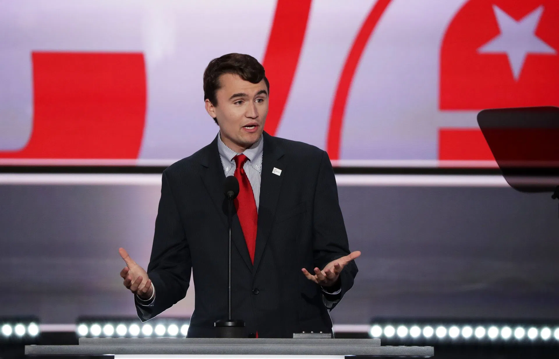 "Actions have consequences" - Internet reacts to a protester mocking Charlie Kirk near UC Berkeley's TPUSA event being hauled off by police