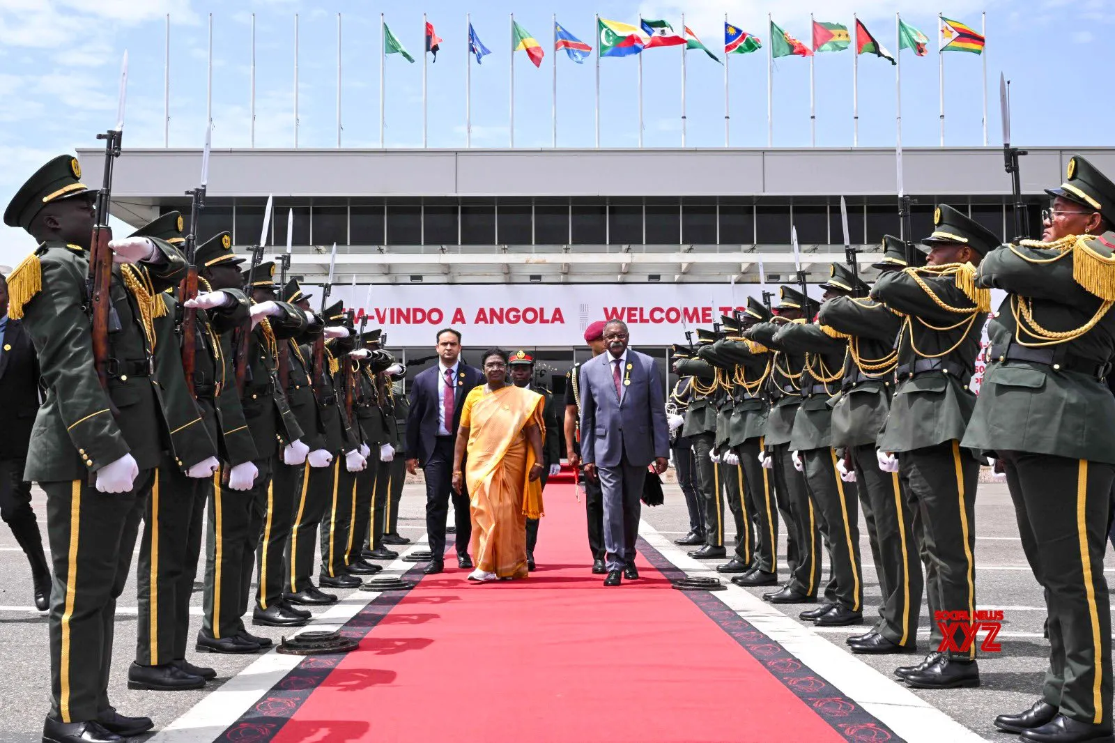 Luanda: President Droupadi Murmu Departs After State Visit #Gallery