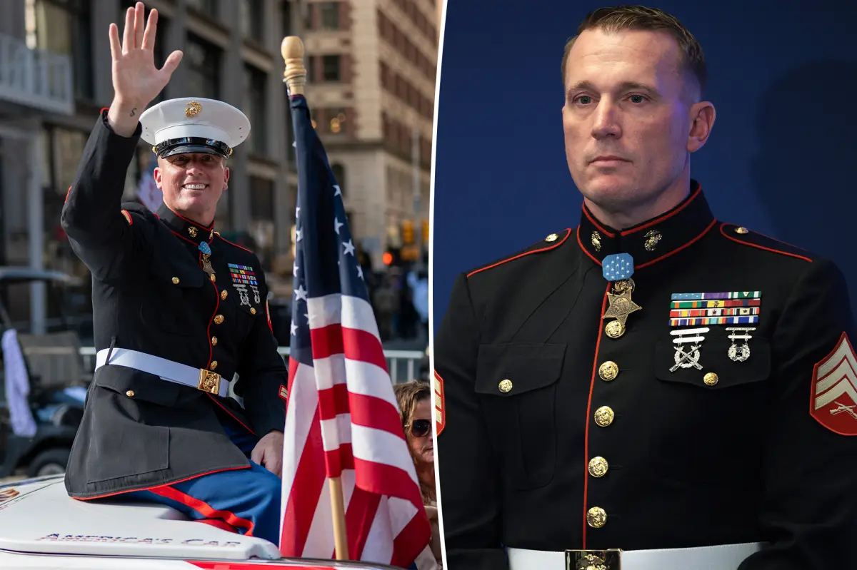 Medal of Honor recipient, Marine Dakota Meyer, says New York is a 'patriotic city'