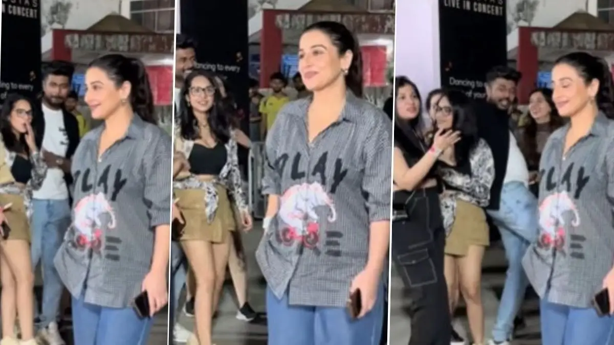 'Arre Yeh Toh Vidya Balan Hai!' Young Girl's Reaction On Spotting The Actress At Enrique Iglesias' Mumbai Concert Goes Viral