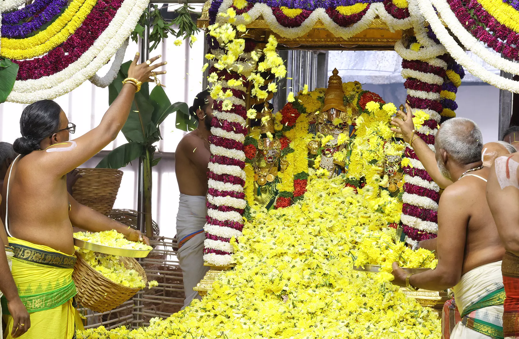 Floral Grandeur Marks Pushpayagam at Tirumala