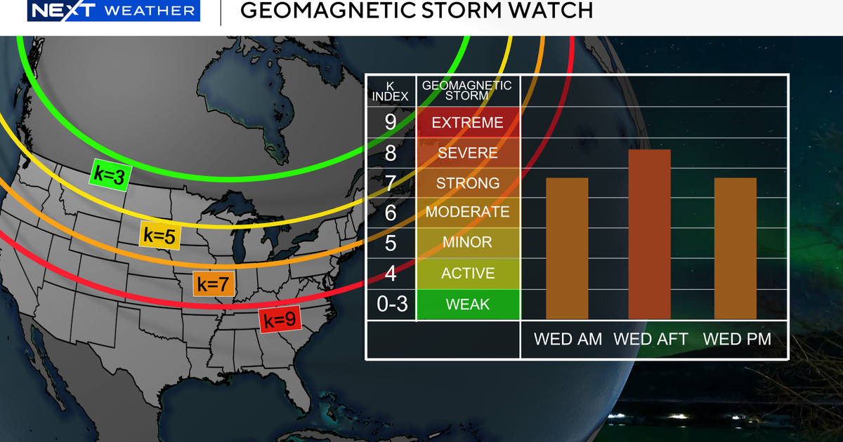 Severe geomagnetic storm could bring northern lights to Michigan on Wednesday