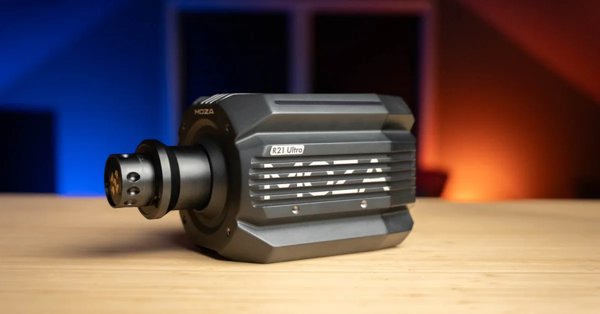 Moza R21 Ultra delivers smooth, powerful feedback for sim racers