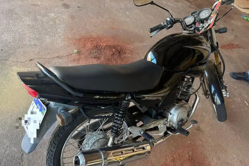 Motociclista é detido em Altônia com moto adulterada e placa irregular