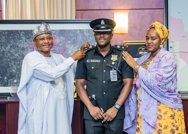 Sani decorates Commander of Kaduna’s security outfit ‘Operation Fushin Kada’