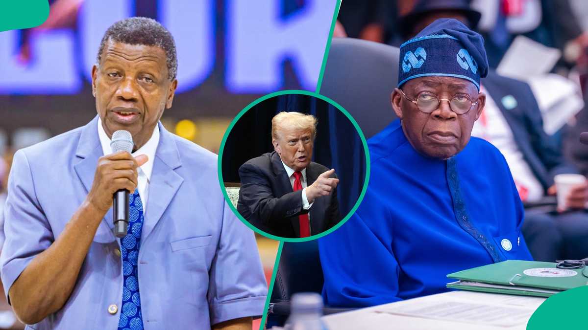 Read what man said about Adeboye's advice to Tinubu amid Trump's threat