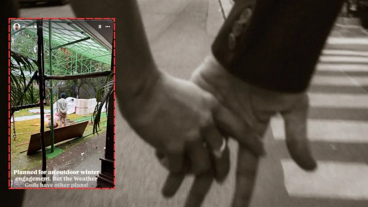 Cyclone Montha Plays Spoilsport In Allu Sirish's 'Outdoor Winter' Engagement Plans With Nayanika