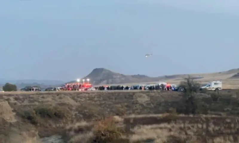 Turkish military plane crashes in Georgia with at least 20 on board