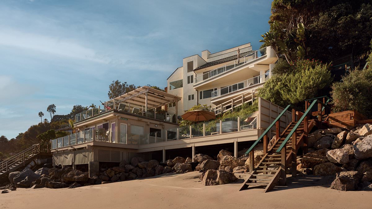 Hockey legend Chris Chelios slashes price of stunning Malibu home... but it'll still cost you an eye-watering $60m