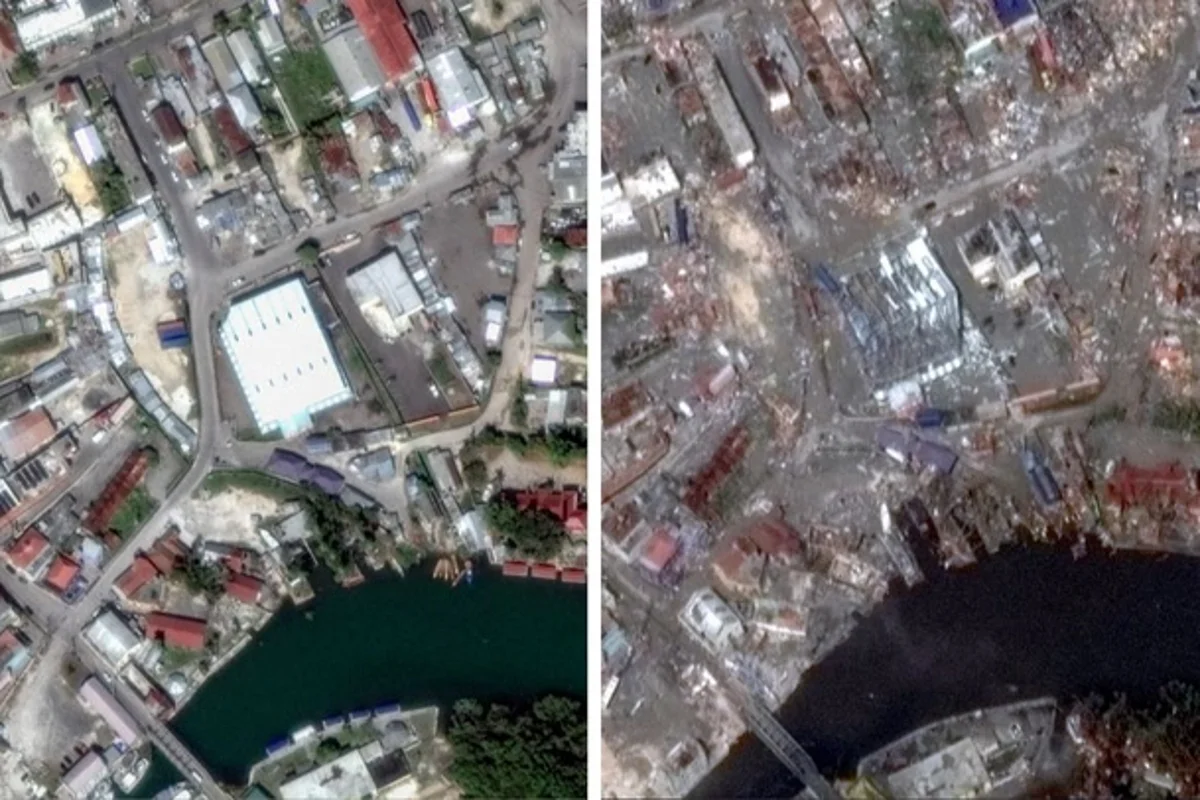 Satellite imagery shows Jamaica before and after Hurricane Melissa devastation