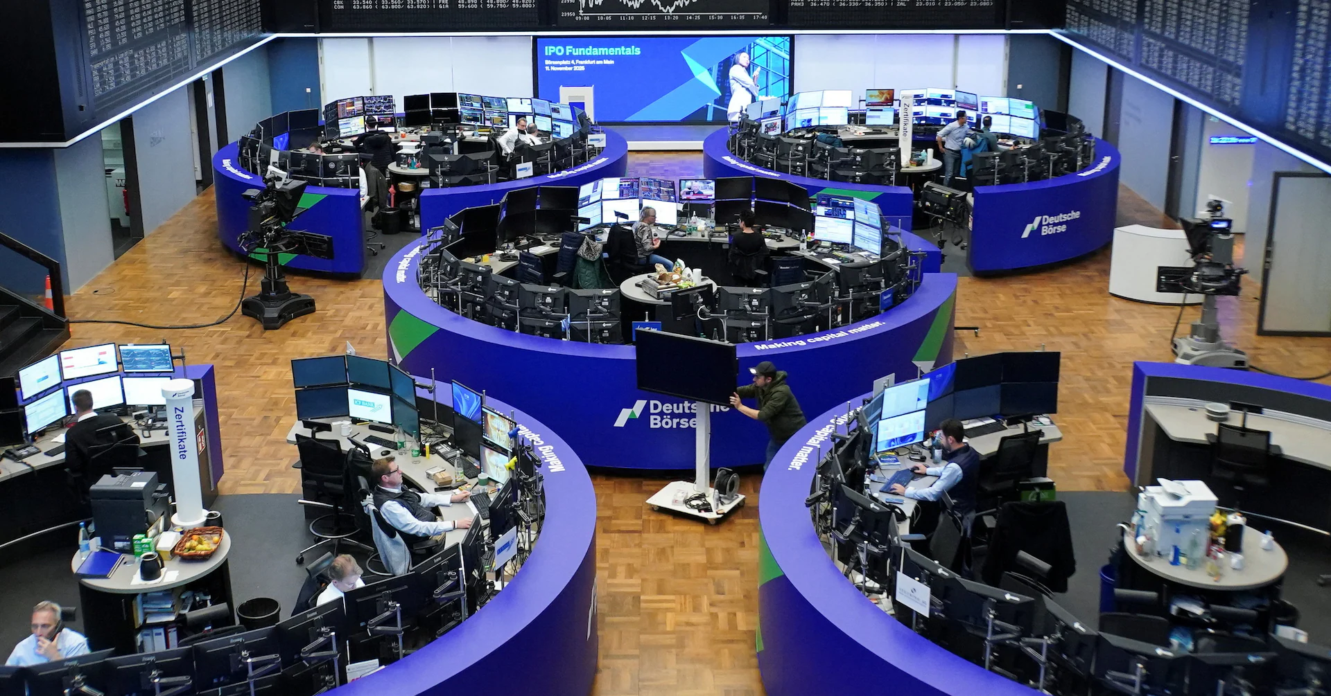 Financials lift European stocks to record levels on US shutdown relief