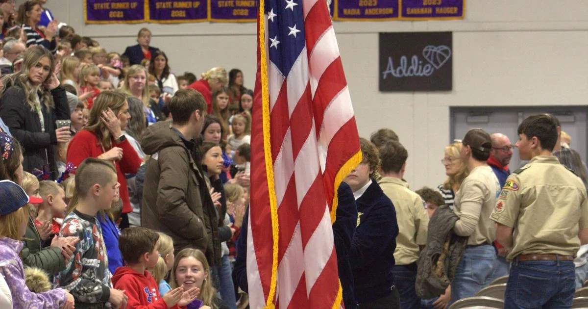 Sherrard High School celebrates Veterans Day with assembly