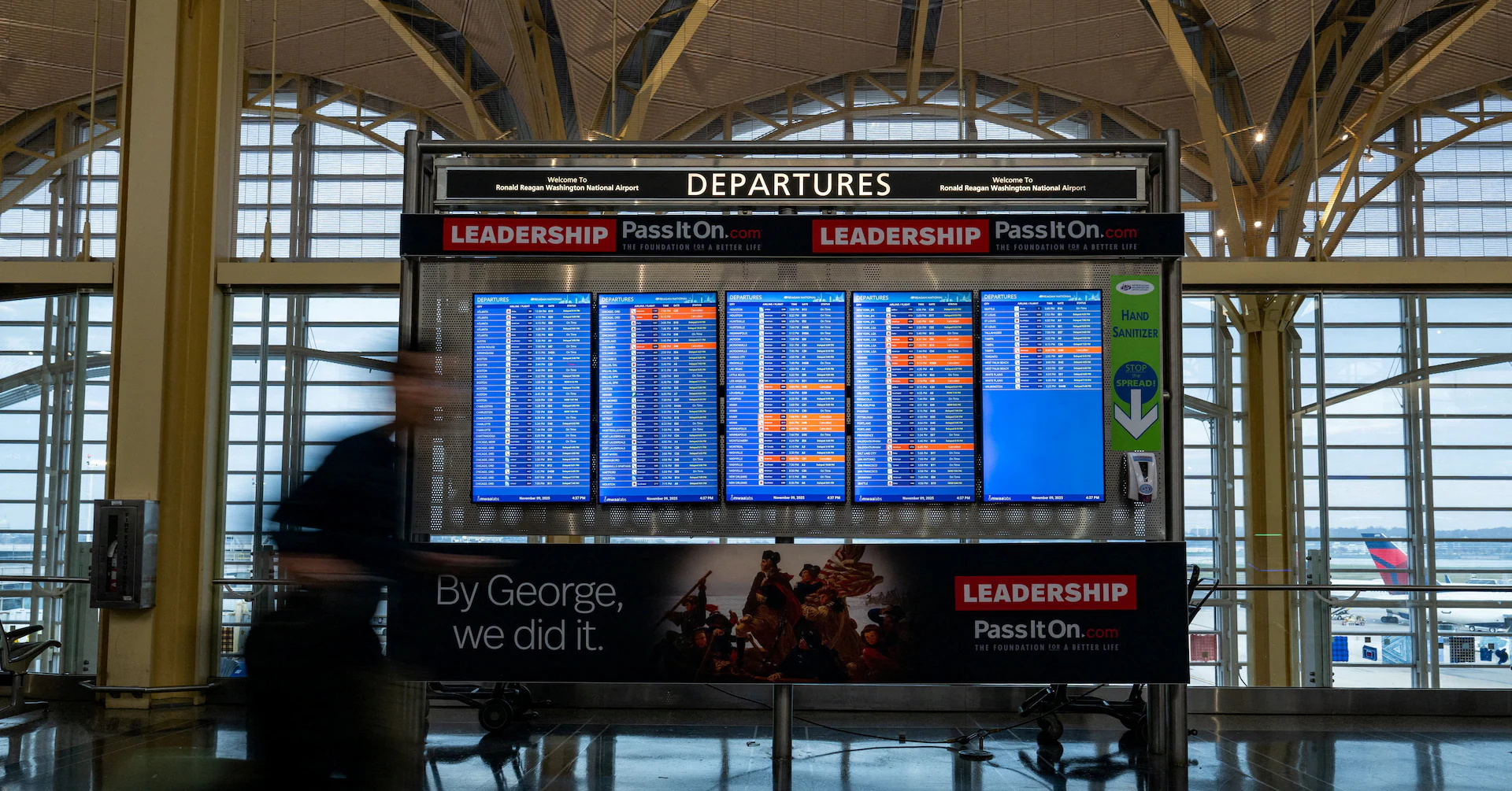 Buses and trains see resurgence amid US air travel chaos