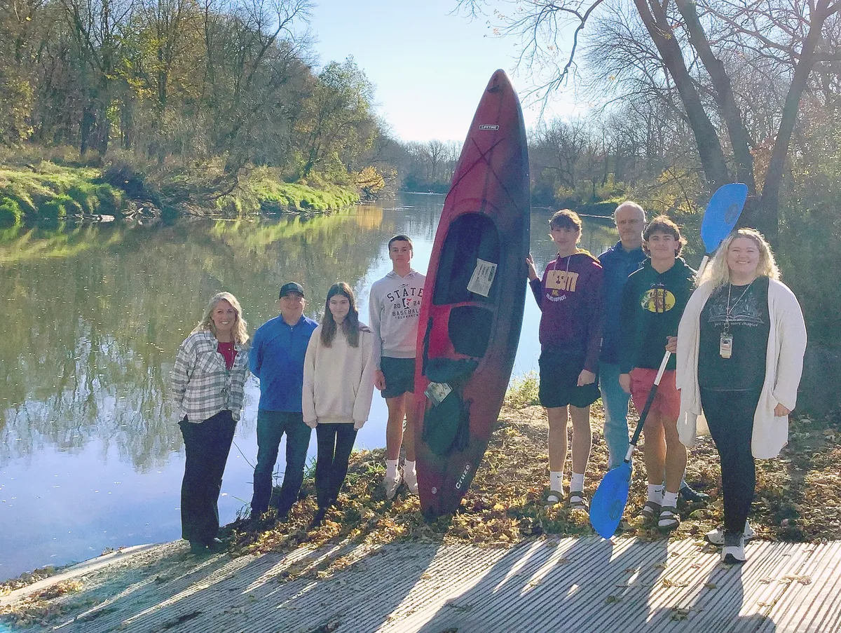 Lyle School’s Fishing Club wins kayak through Cedar Scenes initiative