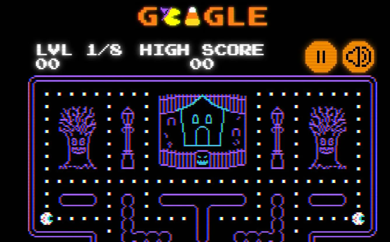 Today’s Google Doodle Is A Classic Arcade Game With A Halloween Twist