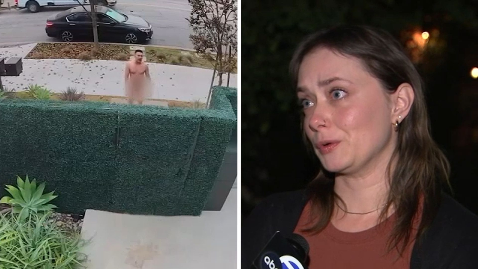 Woman saved by landlord from naked Studio City intruder speaks out