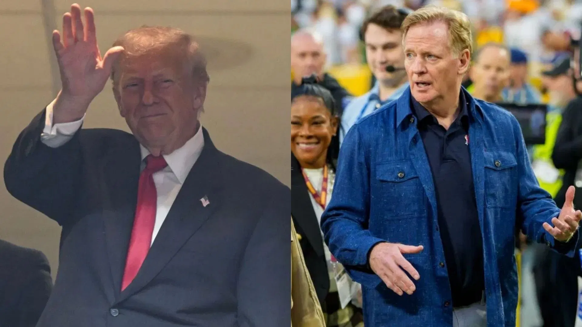 "Pageantry of the game is so badly hurt": Donald Trump calls puts Roger Goodell on the spot over NFL's controversial kickoff rule