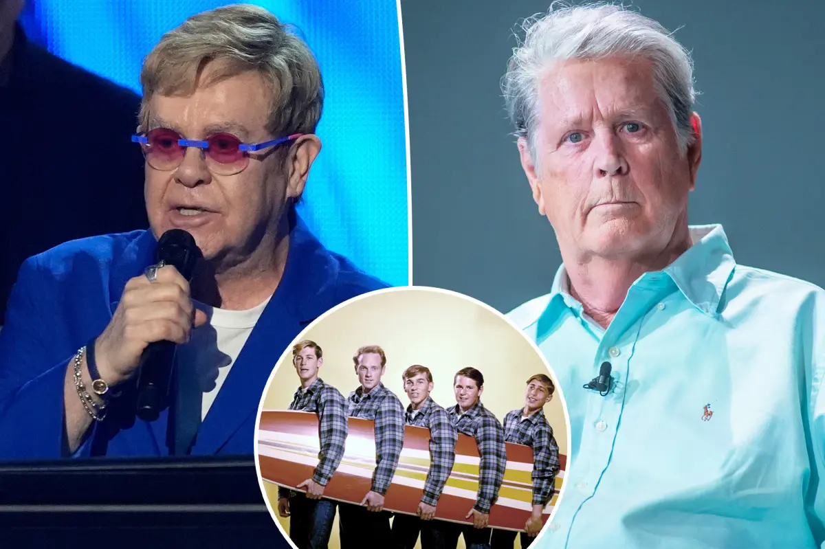 Elton John throws fit backstage before honoring Brian Wilson at 2025 RHOF