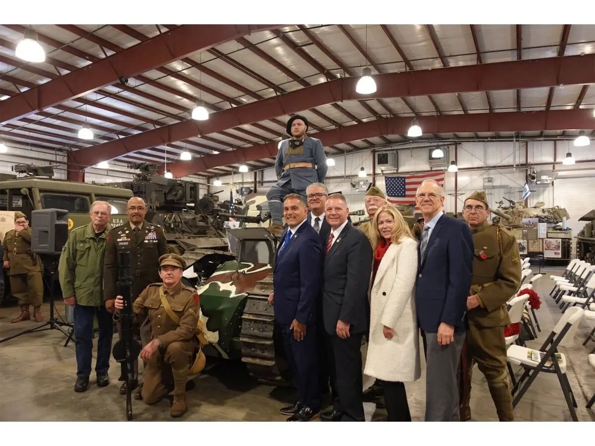 Veterans Honored At The Museum Of American Armor, WWI Tank Dedication
