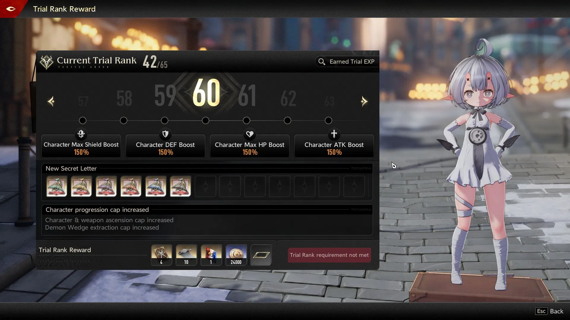 How to increase Trial Rank in Duet Night Abyss