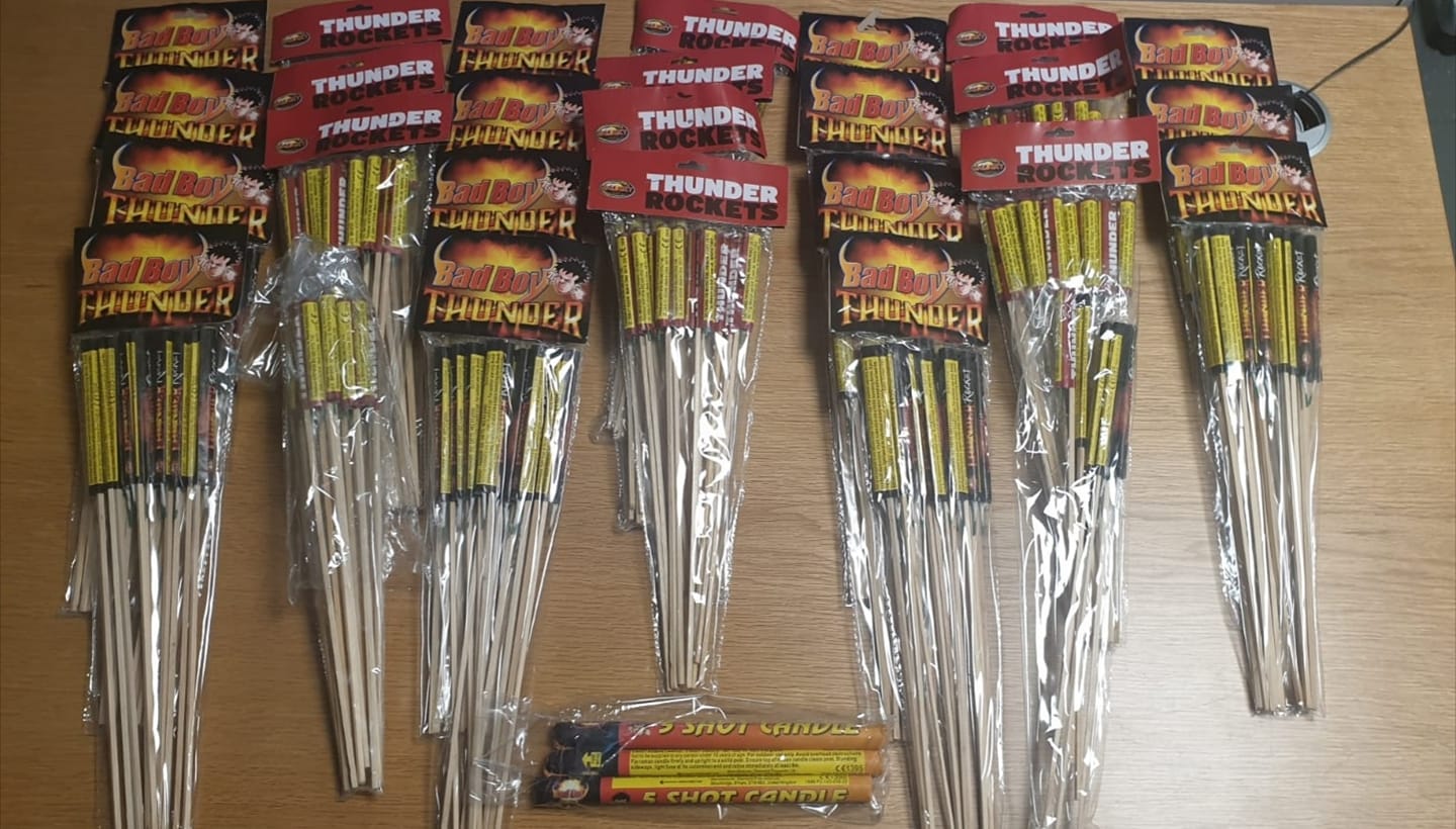 Donegal has the third highest number of firework seizures in the state