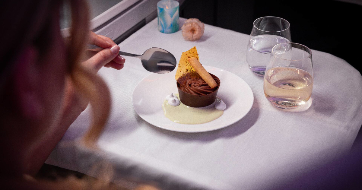 This airline launched a new luxury food menu full of tropical flavors