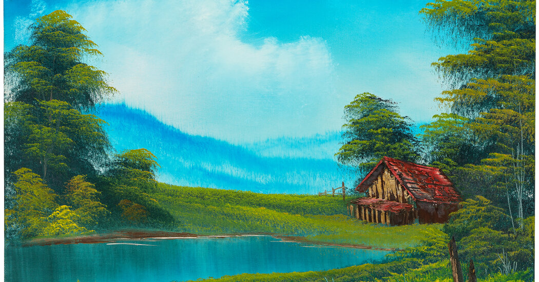 3 Bob Ross Paintings Sell for $600,000 to Support Public Broadcasters