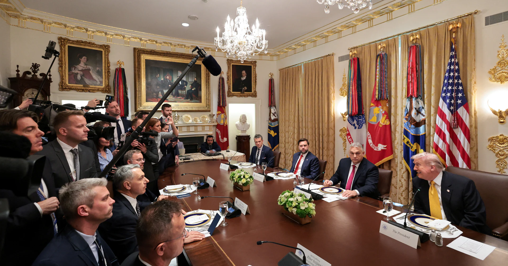 US grants Hungary exemption on Russia sanctions after warm Trump-Orban meeting - Reuters