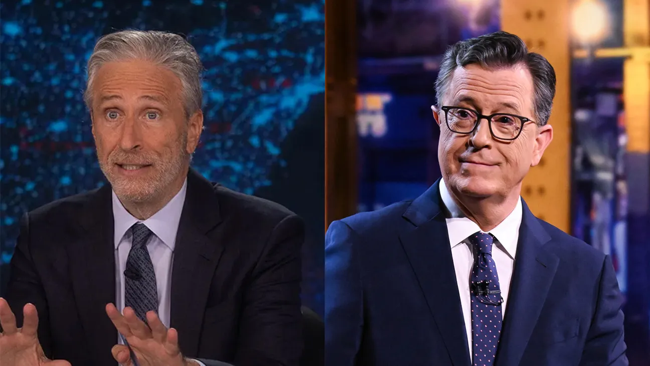Jon Stewart, Stephen Colbert Rip Democrats for Caving on Shutdown