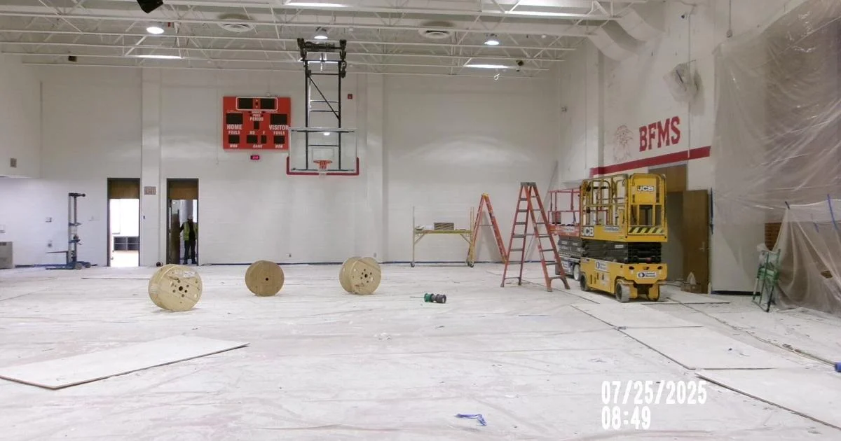 Franklin County middle school renovation nears completion