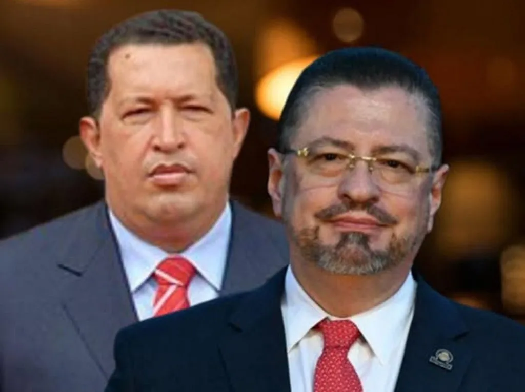 What was Venezuela like before Chávez, and what was Costa Rica like before Chaves?