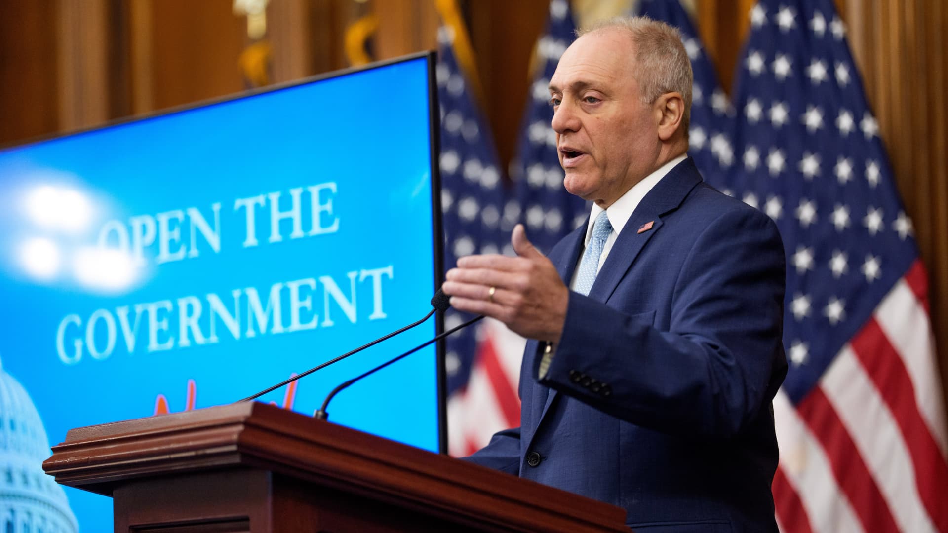 House to vote on bill to end shutdown around 7 p.m. ET Wednesday: Scalise