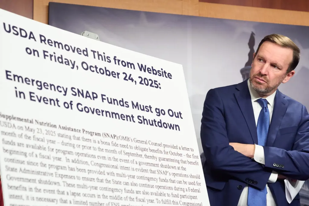 Chris Murphy used to be a lead negotiator. That’s changed in 2025