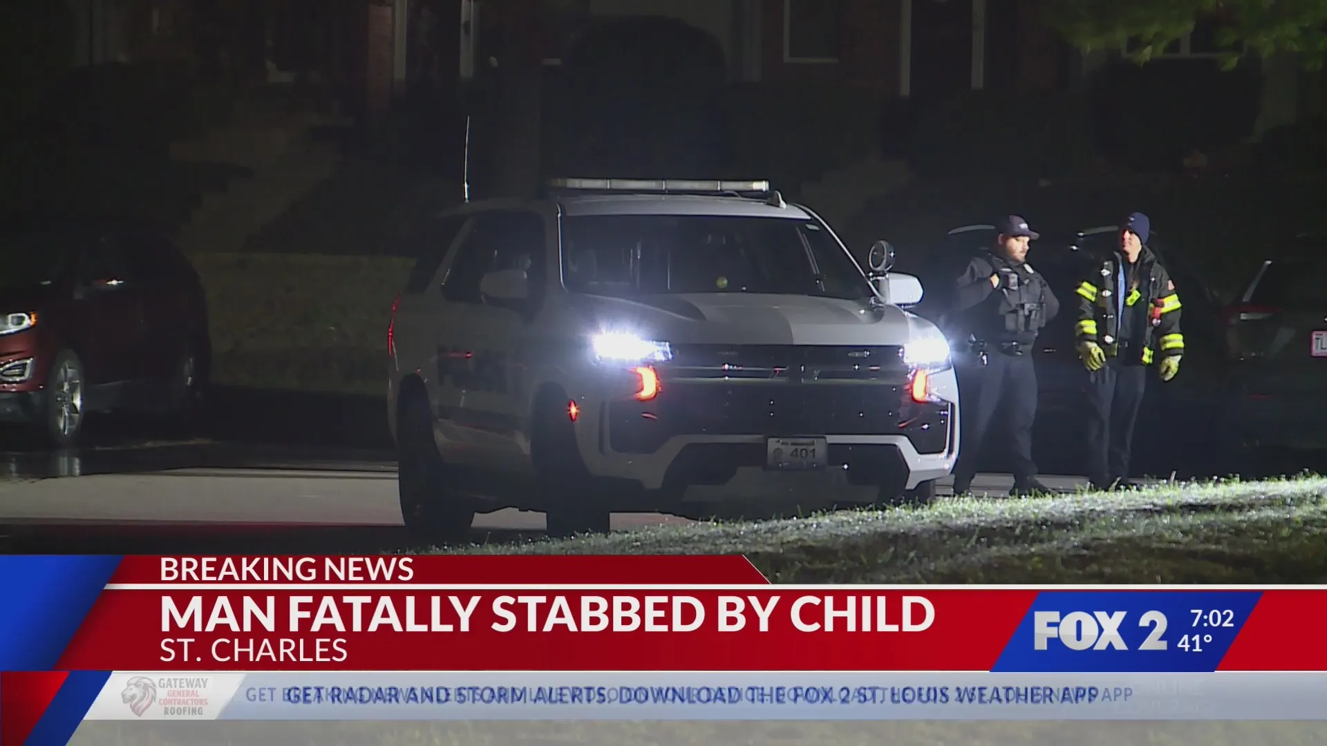 Man dead in overnight stabbing in St. Charles, juvenile in custody