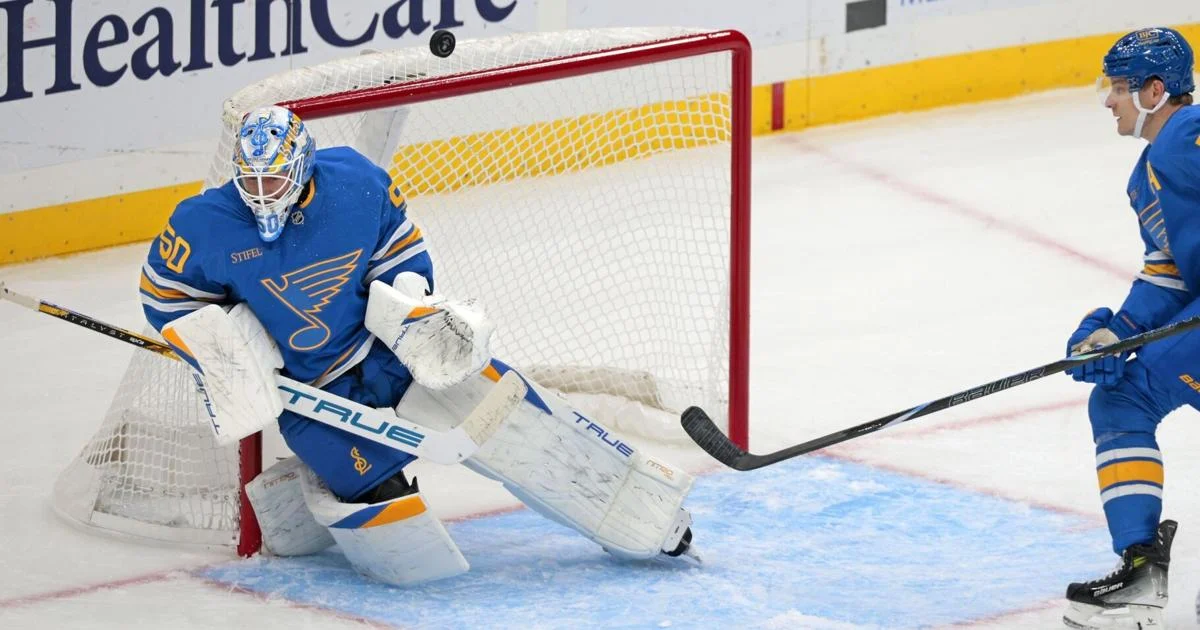 Game Day: Jordan Binnington back in goal as Blues host last-place Flames