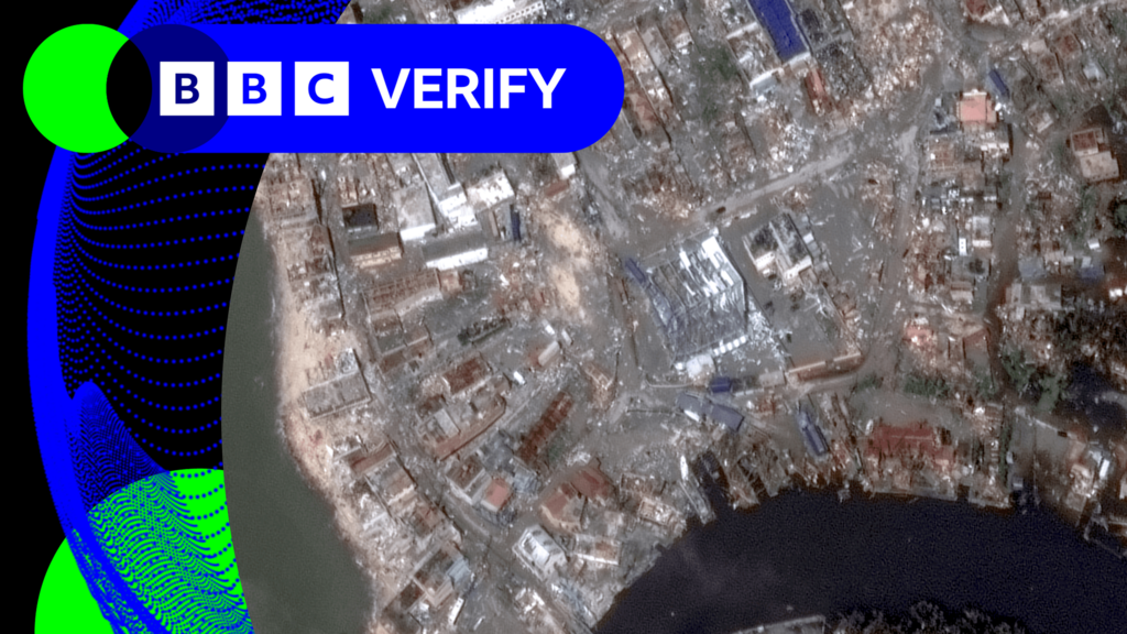 Satellite images reveal hurricane destruction in Jamaica's towns