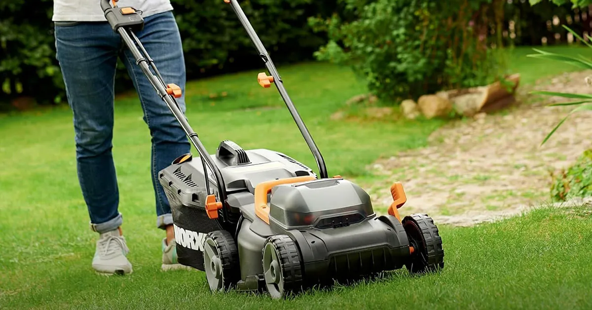 Worx's 40V 14-inch cordless mower with adaptable Intellicut feature at new $129 low for Singles' Day
