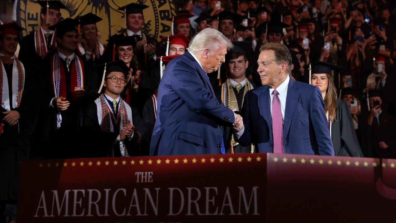 Trump: Nick Saban ‘should get involved in college sports’