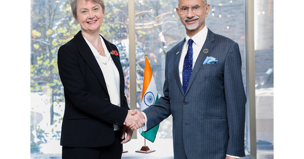 EAM Jaishankar meets UK Foreign Secretary Cooper on sidelines of G7 Foreign Ministers' Meeting