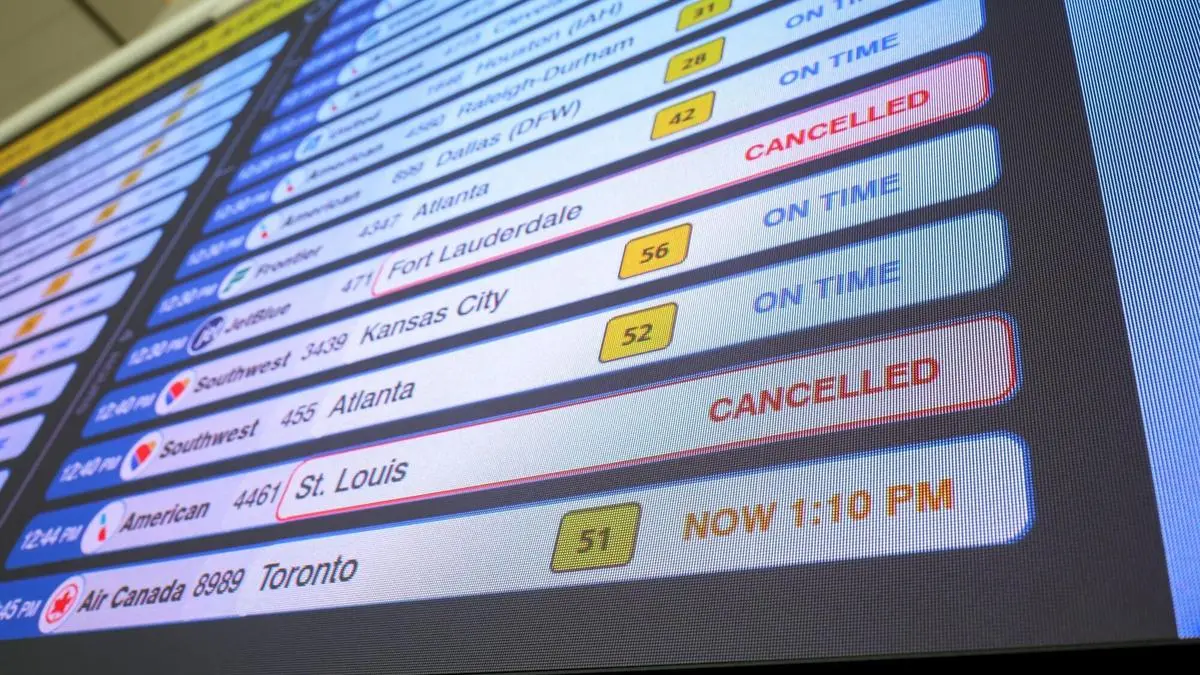 What to know about flight cancellations at US airports caused by government shutdown