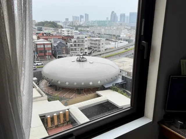 Stay in a hotel in Japan where you can see a UFO