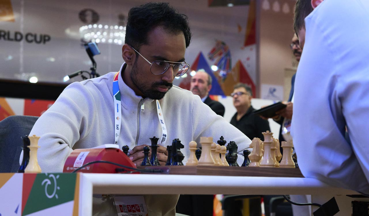 Karthik Venkataraman advances to fourth round of FIDE World Cup 2025