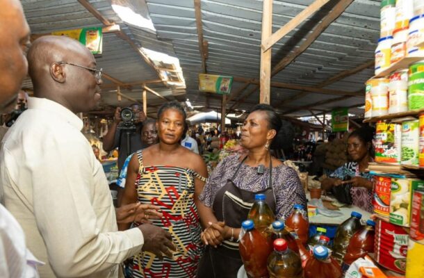 Finance Minister engages market women in Takoradi ahead of 2026 budget presentation