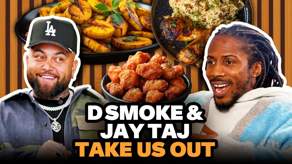 D Smoke & Jay Taj Discuss Tour Over Afrocentric Food | Takes Us Out