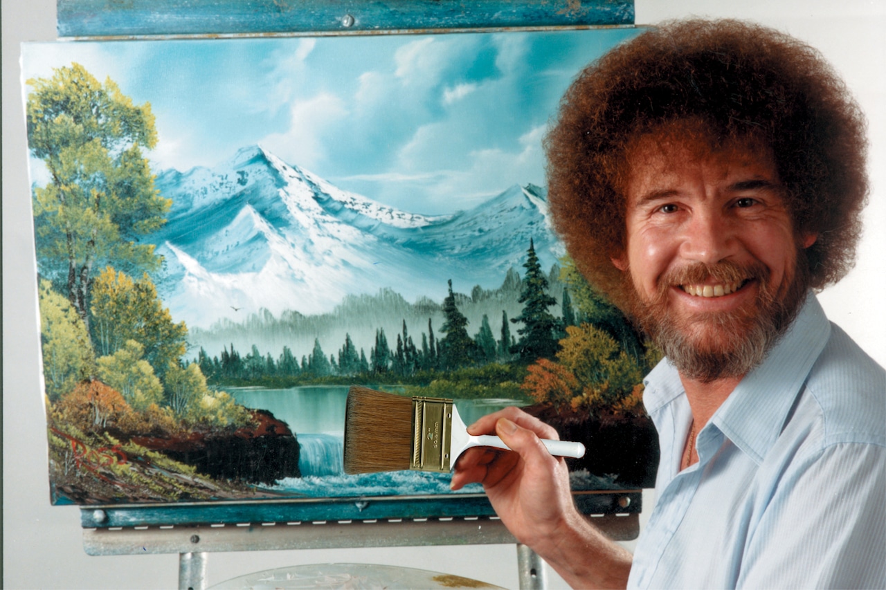 Bob Ross paintings sell for more than $600K to help public TV stations