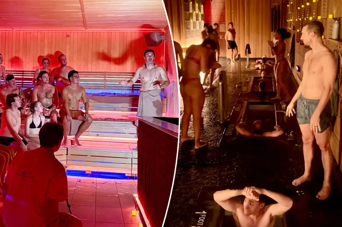 Inside a comedy show in a sauna - and why it's great for health