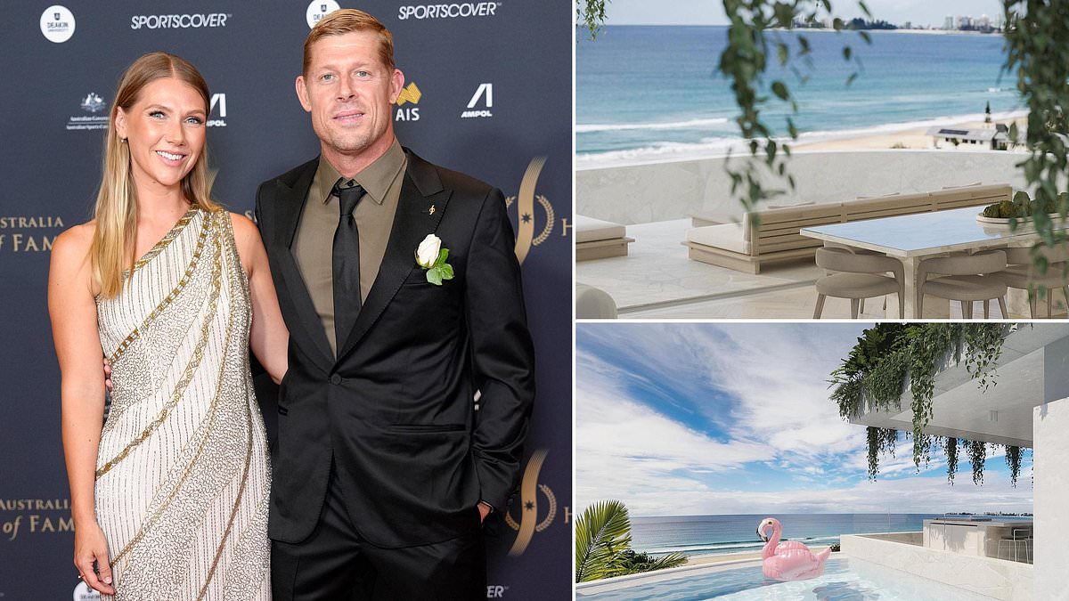 Go inside surf legend Mick Fanning's uber-luxurious new beachside home after a stalker forced him to sell his $16million oceanfront mansion